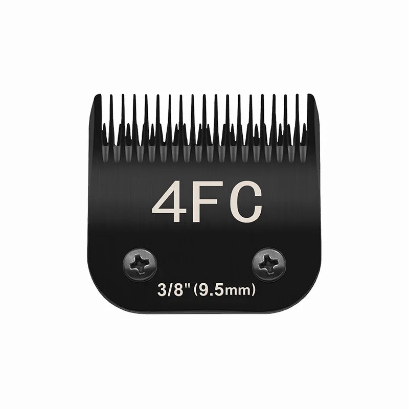 Black 4FC#5FC#7FC#10#15# Blade Dog Grooming, Detachable Pet Clipper Blade, Made of Stainless Steel Blade Compatible