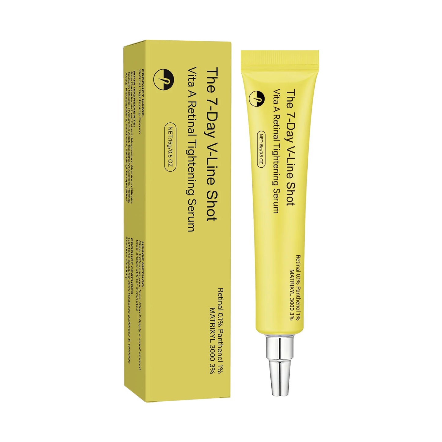 Anti-Aging Retinal Serum 15ml 0.1% Nano Retinal MATRIXYL 3000 Tightens Skin Fights Wrinkles Shrinks Pores