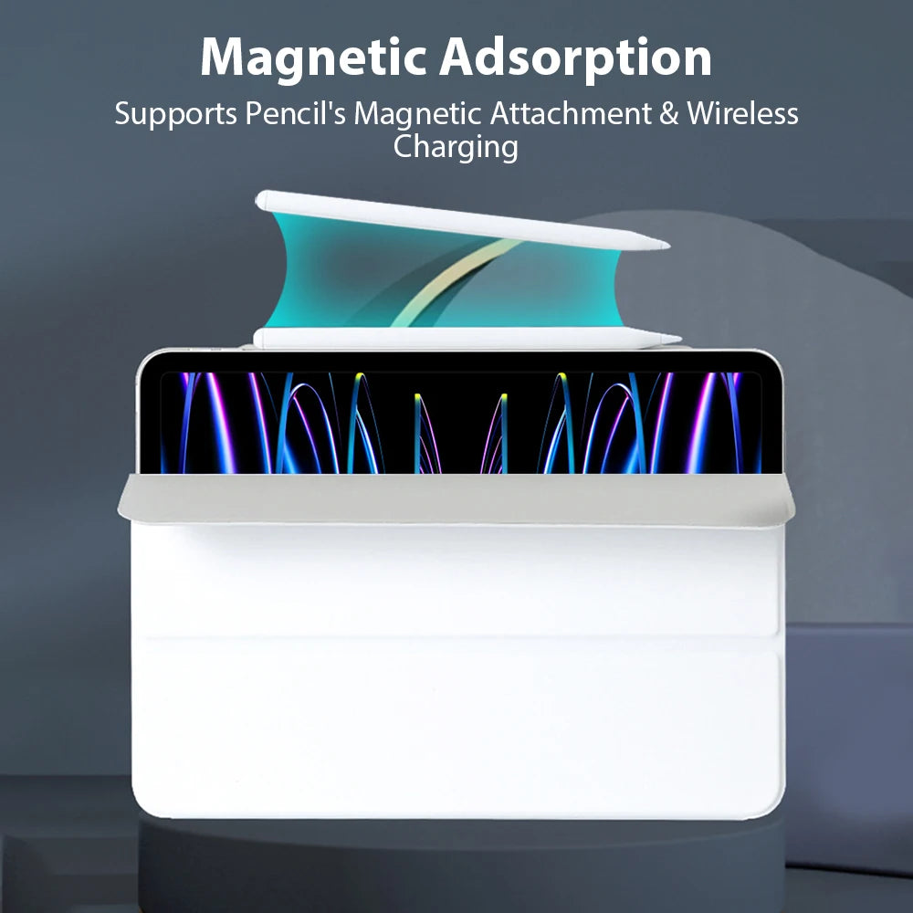 Magnetic Case For Ipad 10th Generation 10.9 A16 2025 Pro 11 12.9 13 M2 M4 Air 6 5 M3 Mini 6 7 7th 8th 9th 10.2 Cover Accessories