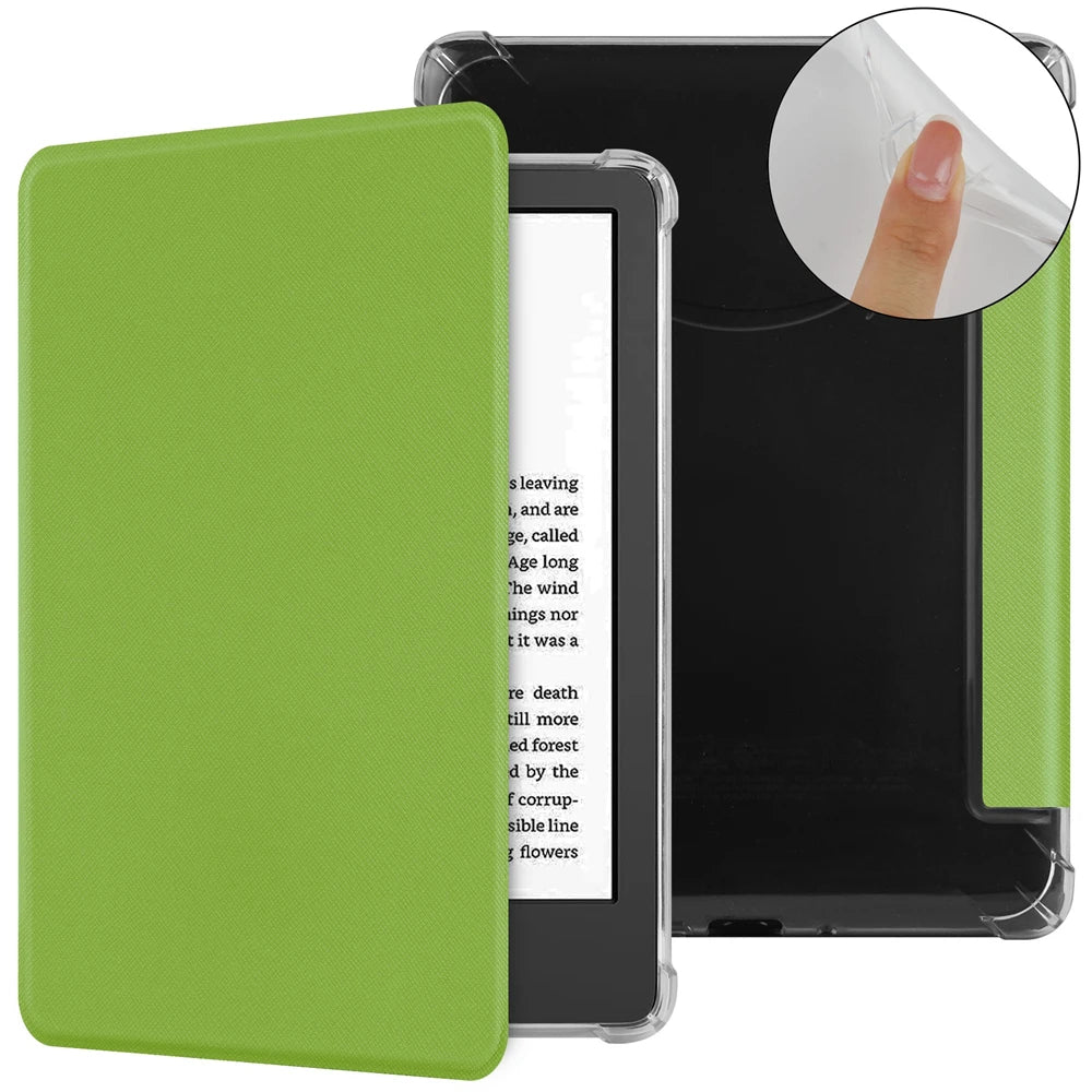 For Kindle Paperwhite 2024 (12th Gen) Case 7 inch eReader Transparent Soft TPU Cover For Kindle Paperwhite 5 11th Generation 6"