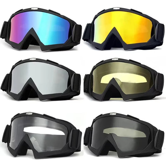 Skiing Goggles Windproof Cycling Motorcycle Goggles Winter Anti-Fog Snowboard Ski Glasses Ski Mask Tactical Goggle Sunglasses