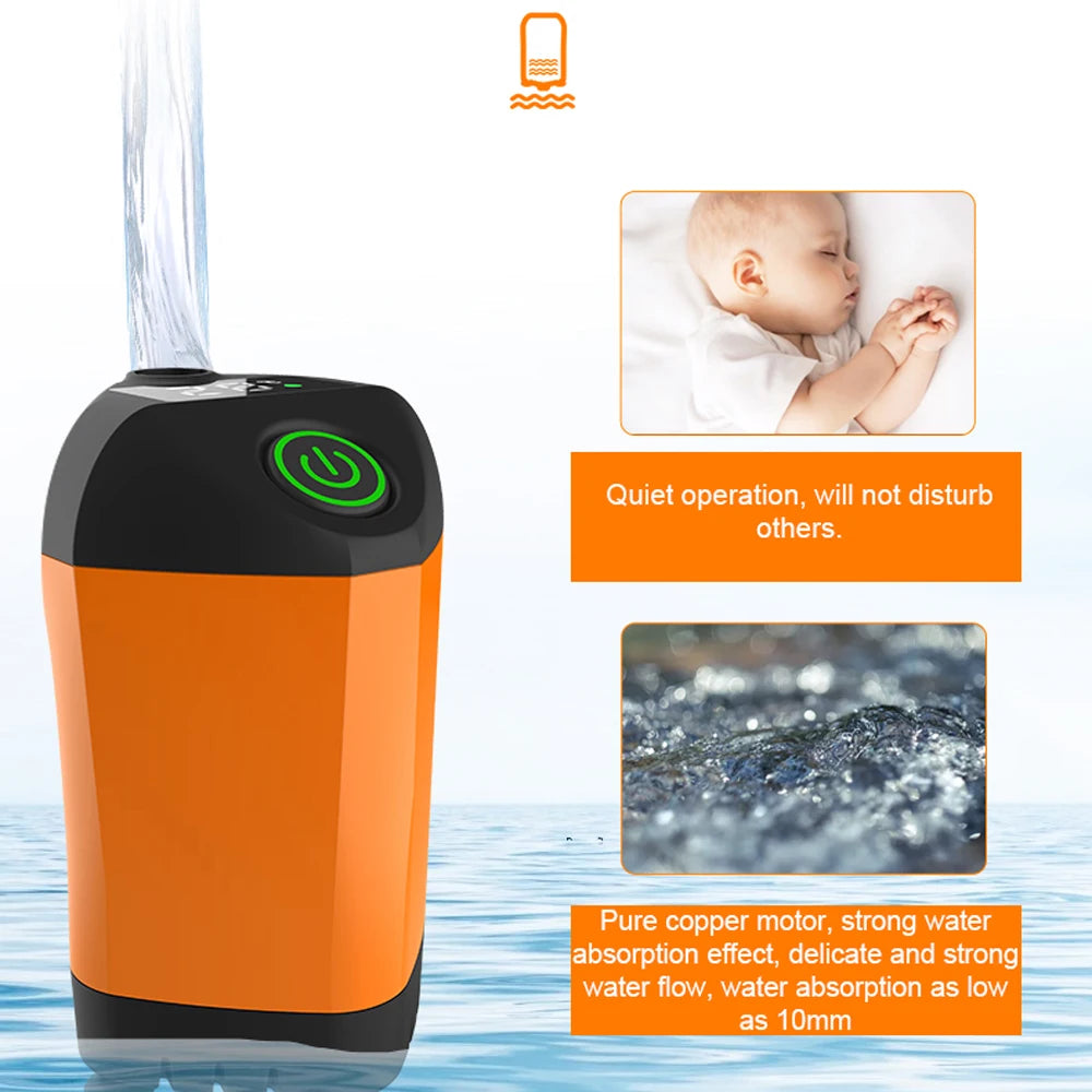 Premium Portable Electric Camping Shower - IPX7 Waterproof with Digital Display