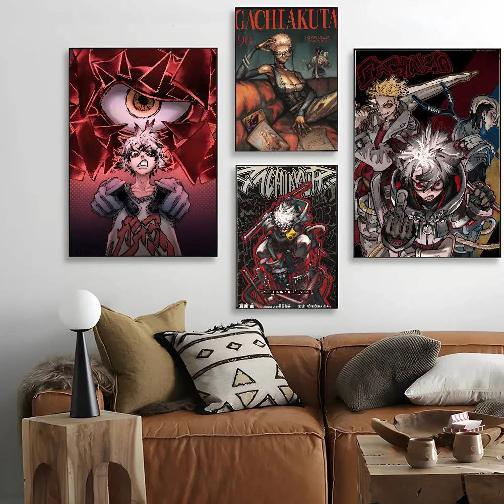 G-GACHIAKUTA ANIME Poster Art With Prints Home Bedroom Living Room Decoration Gift