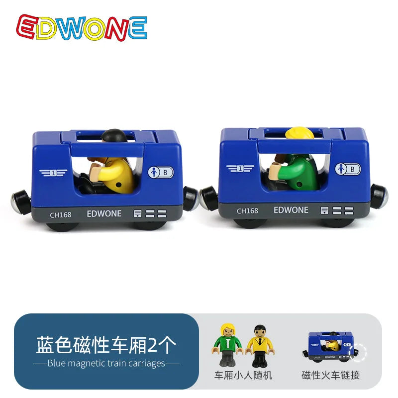 Electric Train Set Toys Model Train Electric Car Fit For Wooden Railway Wood Train Track Christmas Gift For Children