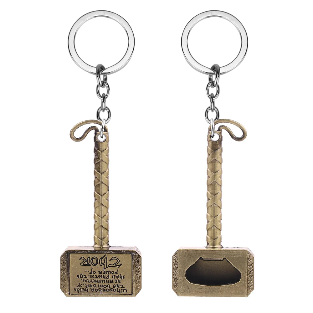 Thor Hammer Beer Bottle Opener - Multifunction Long Handle Metal Bottle Opener