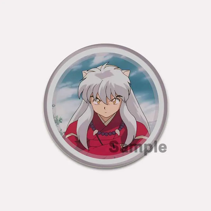 Comic Brooches about Sesshomaru and Rin,Cosplay Cartoon Badge Handmade Cute Enamel Pins for Backpack Clothes Collar Accessories
