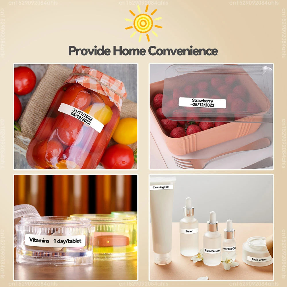 Marklife P15 Wireless Bluetooth Label Printer - Portable Thermal Sticker Maker