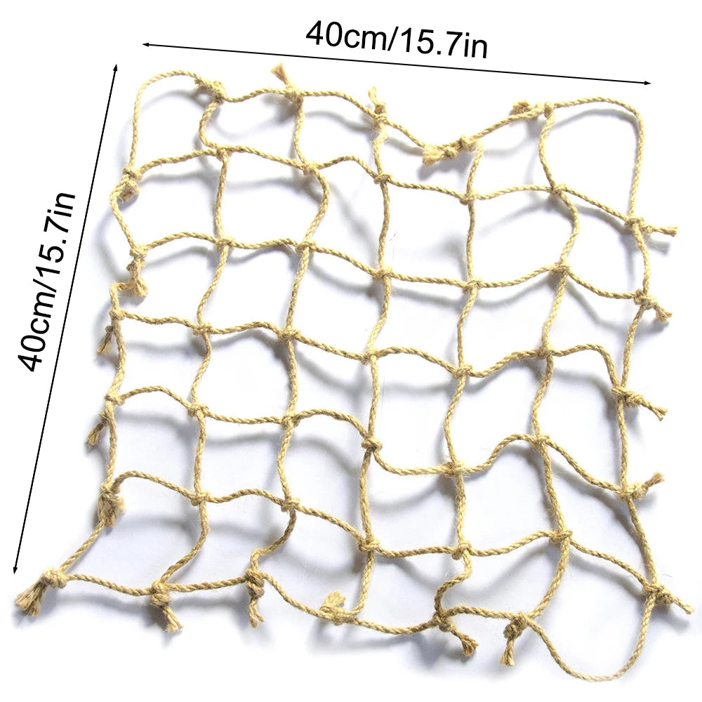 Bird Toy Parrot Rope Climbing Net Bird Supplies Gnawing Toy Parrot Adventure Adventure Toy