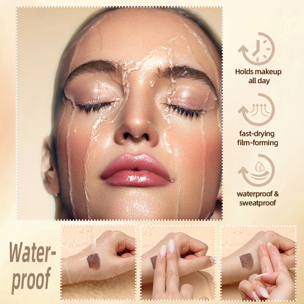4 Colors Long Lasting Waterproof Eyebrow Mascara Cream Eye Brow Shadow Makeup Beauty Comstic Tools With Brush Dye Eyebrow Gel