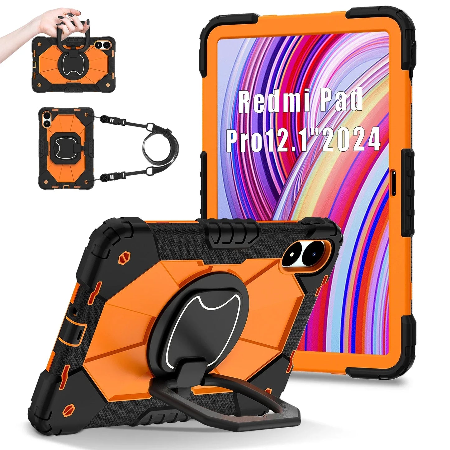 Tablet Case for Xiaomi Redmi Pad 2 11 2025 Pro 12.1inch Tablets Cases Protector Silicone Cover for Xiaomi POCO Pad 12.1 Funda
