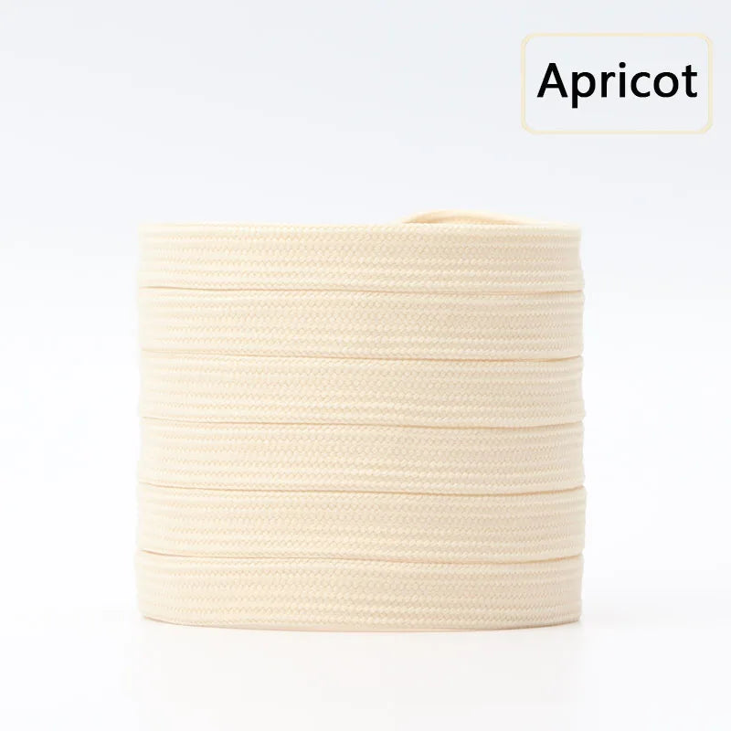 1 Pair Solid Flat Shoe Laces Canvas Shoelaces for Sneakers Woman Men Shoelace Classic Tennis Laces for AF1 Shoestrings