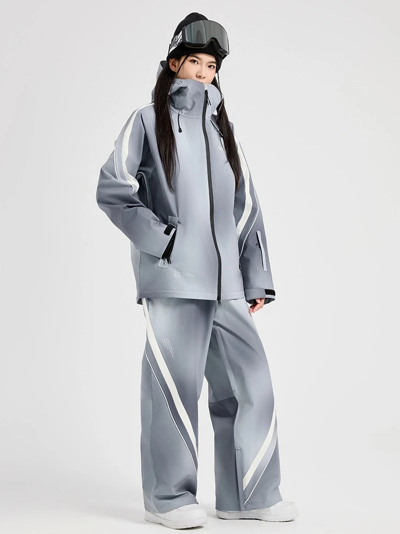RAWRWAR 2025 Unisex 3-Layer Alpine Ski Suit - Waterproof & Windproof with Thermal-Lock Technology for Freeride & Powder Snow
