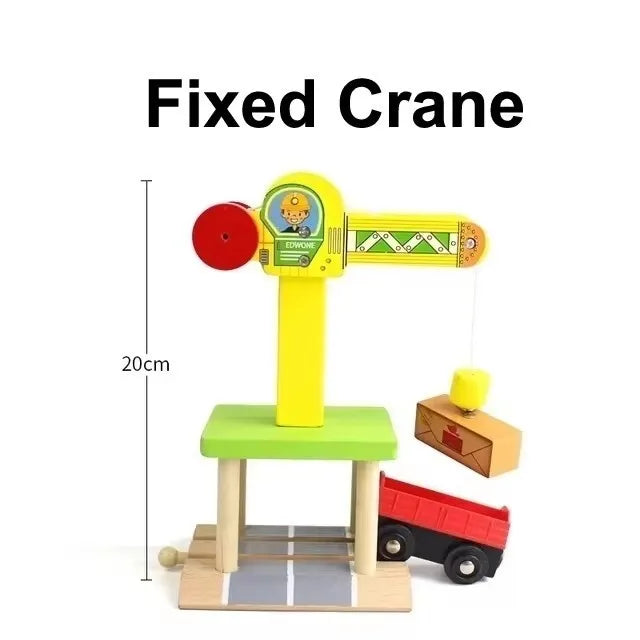 All Kinds of Wooden Track Accessories Beech Wooden Railway Train Track Parts fit Brand Wood Tracks Toys for Children Gifts
