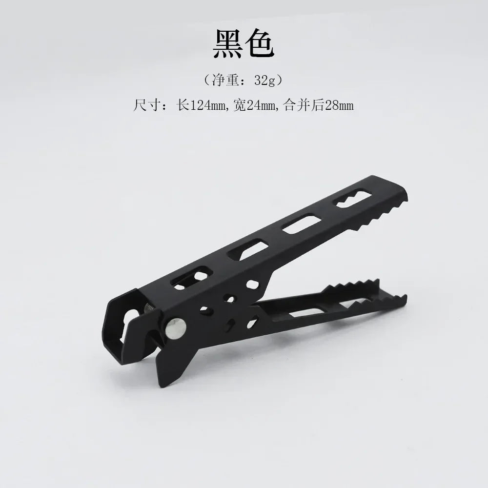 Outdoor  Pot Clips Anti-Scald Pan Bowl Gripper Hiking Cooking Picnic Barbecue Cookware Anti-hot Handle Holder Clip Clamp