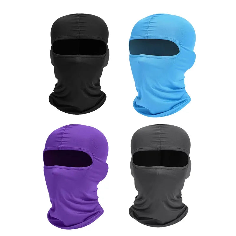 1/4pcs Ski Mask for Men Full Face Mask Balaclava Black Ski Masks Covering Neck Gaiter