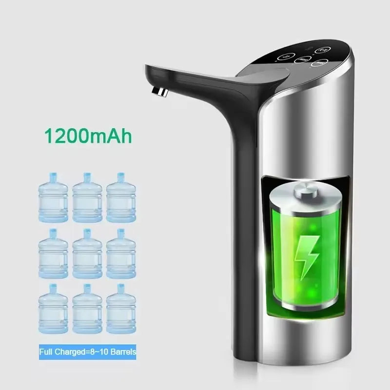 Zai Xiao New Smart Automatic Wireless Water Dispenser Pump High Quality USB Rechargeable Gallon Water Pump Portable Drinking Bot