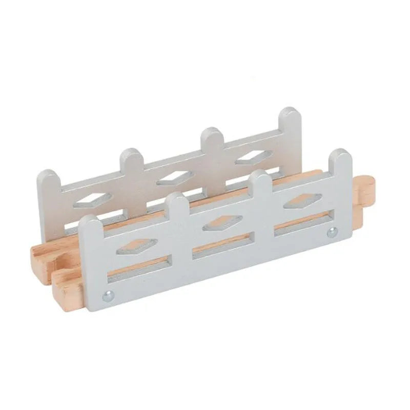 Wooden Train Track Set Accessories Track Expansion Part Wooden Railway Scene accessories Bridge Christmas Gift For Toddlers