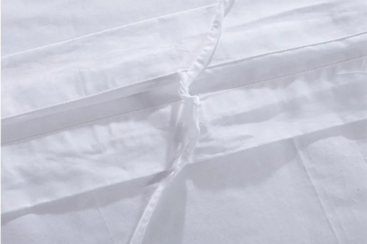 Pure Cotton White Bed eet Cover Protector Single Double Person Hotel Hospital Guest House Beau Bedding Supplies