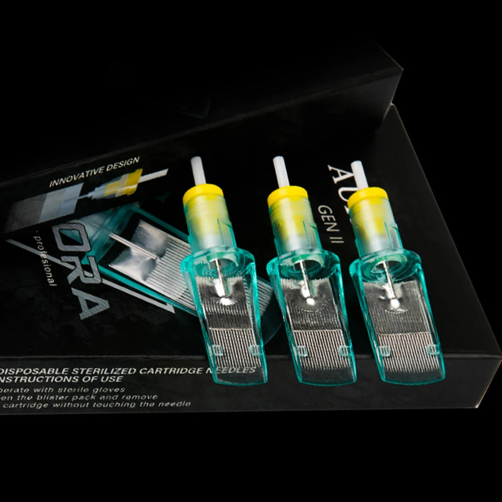 5/10PC Disposable Large Size Tattoo Needles 29 35 39 45 49 Round Magnum Sterilized Cartridge for Big Pattern and Shadow Coloring
