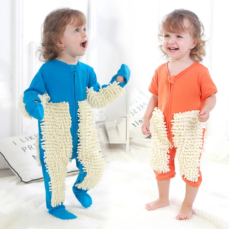 Premium Cotton Baby Romper - Spring Long Sleeve Jumpsuit