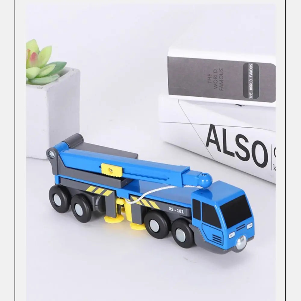 Children's Gift Multifunctional Diecast Engineering Vehicle Mini Crane Engineering Car Model Inertial Sliding Truck Toy
