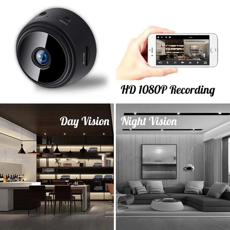 A9 Mini WiFi Security Camera - 1080P HD Wireless Surveillance System
