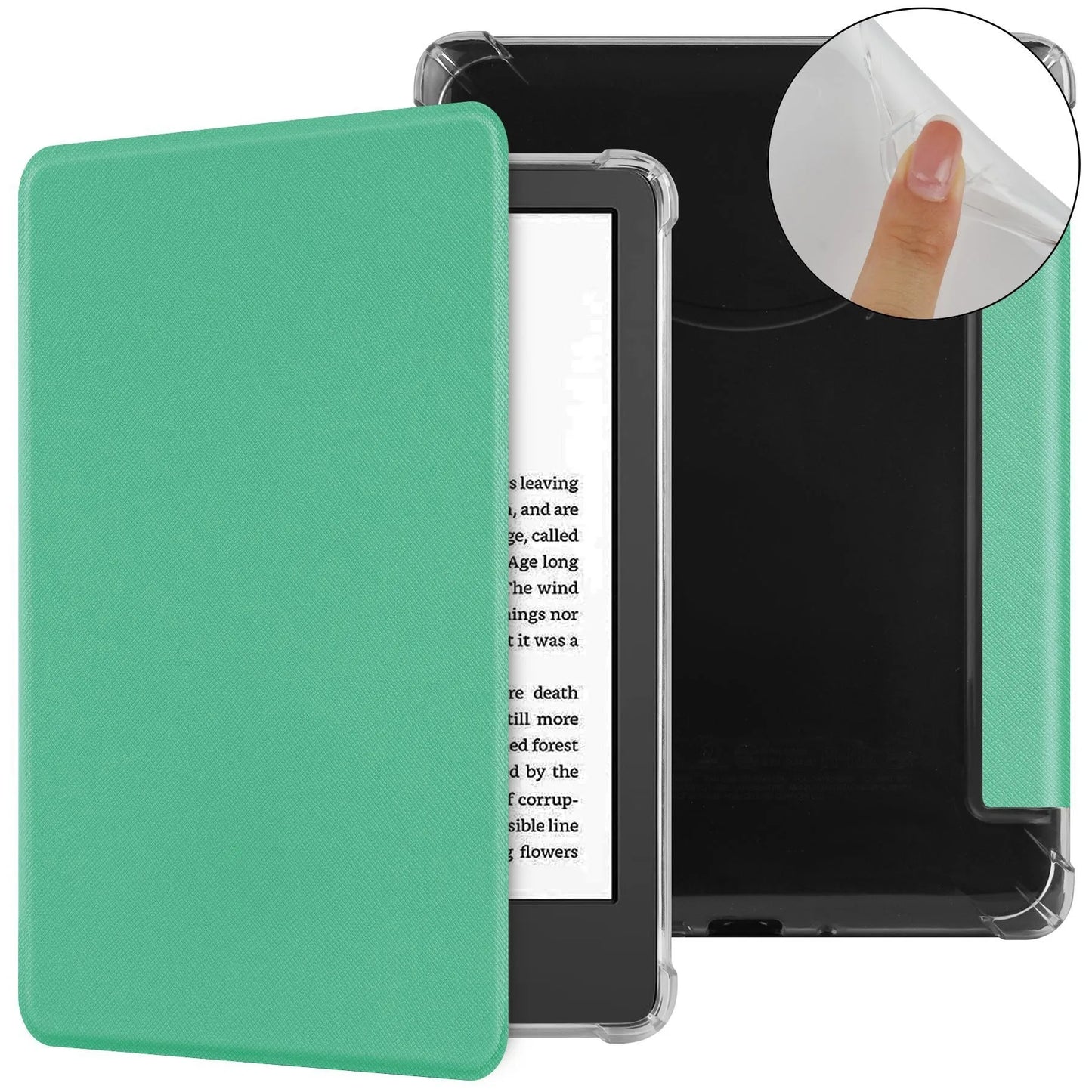 For Kindle Paperwhite 2024 (12th Gen) Case 7 inch eReader Transparent Soft TPU Cover For Kindle Paperwhite 5 11th Generation 6"
