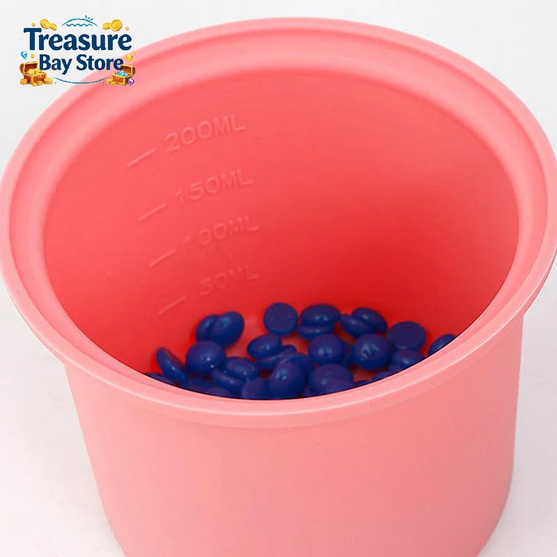 Wax Warmer Heat-resisting Replacement Silicone Bowls Hair Removal Wax With Stirring Stick Non-Stick Pan Hair Removal Beauty