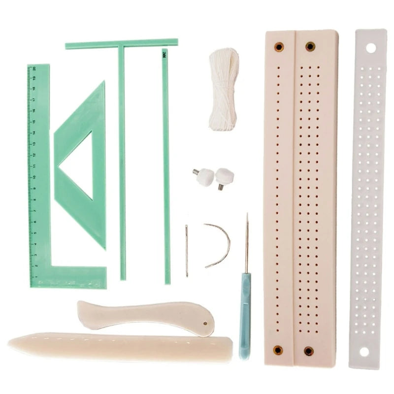 Bookbinding Kits Bookbinding Ruler Set Scrapbooking Tool T-shaped Ruler Spacer