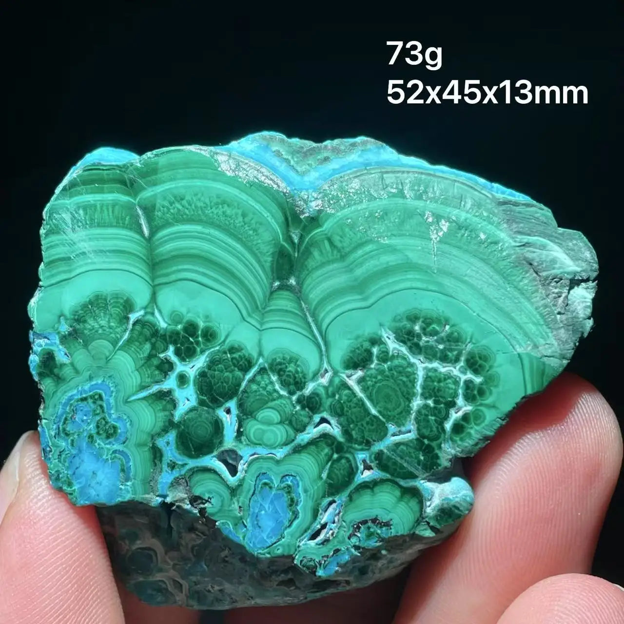 New 100% Natural chrysocolla Malachite plate Phoenix Stone Blue Green Quadrilateral Rainbow from Zambia