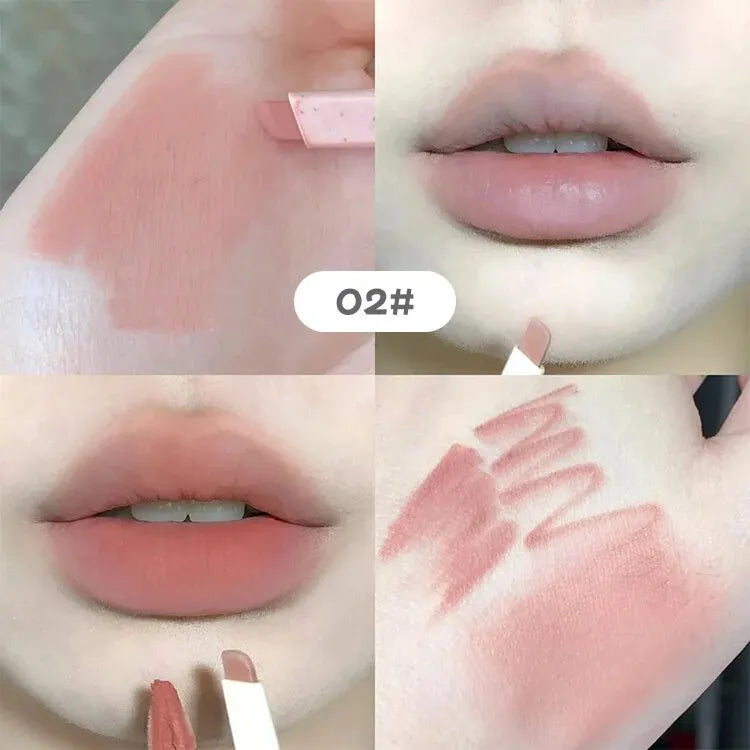 Nude Lip Liner Gege Bear Matte Velvet Lip Liner Pencil Long-lasting Waterproof Draw Lip Line Pen