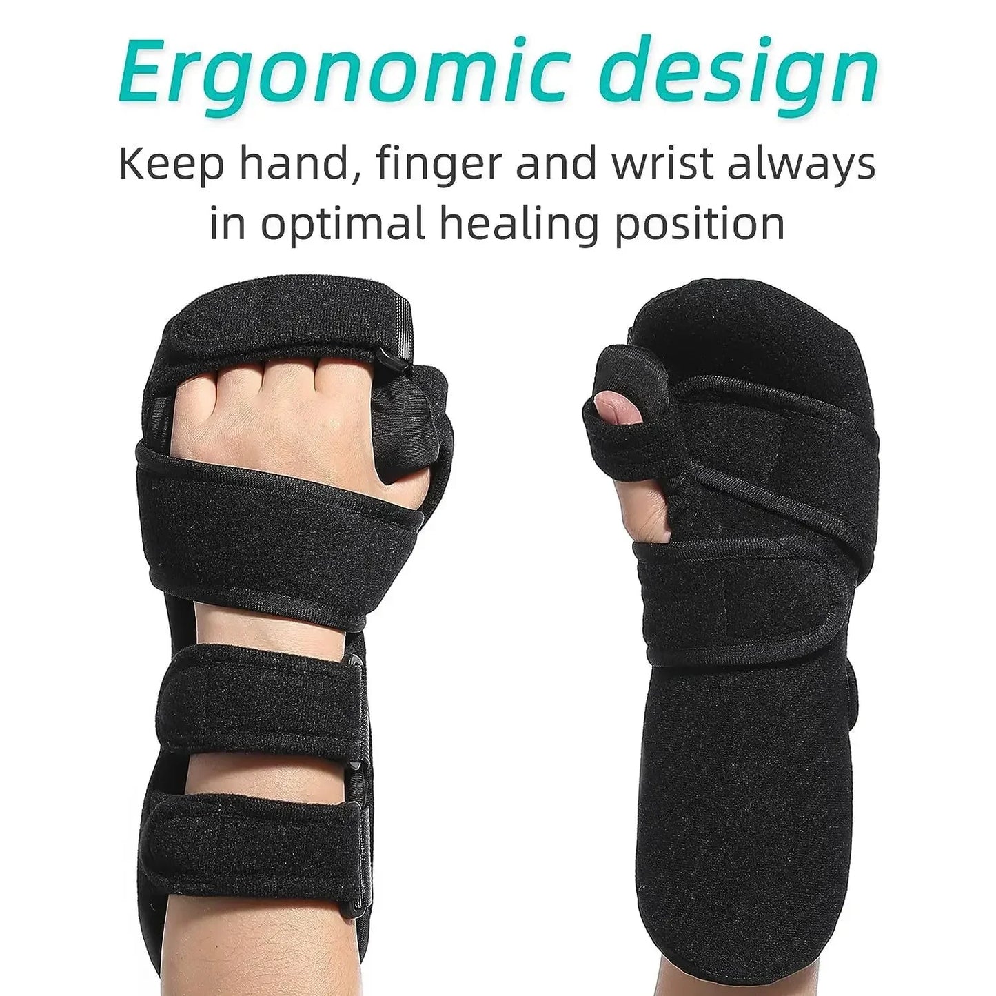 Premium Stroke Hand Brace - Adjustable Orthopedic Wrist Splint Support