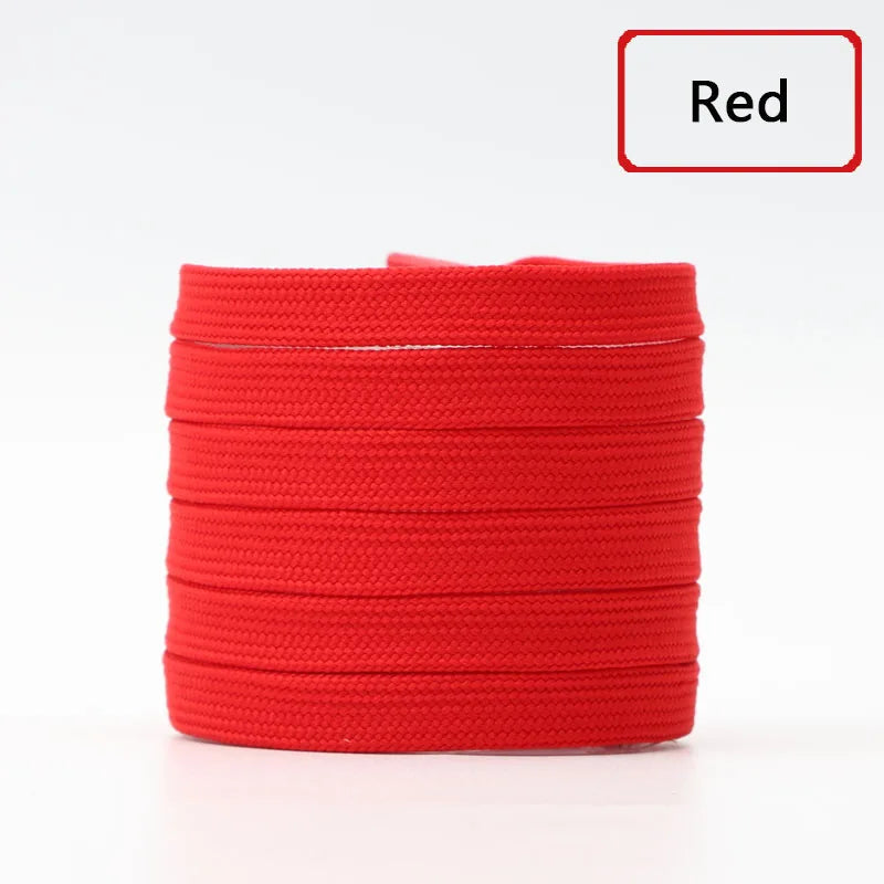 1 Pair Solid Flat Shoe Laces Canvas Shoelaces for Sneakers Woman Men Shoelace Classic Tennis Laces for AF1 Shoestrings