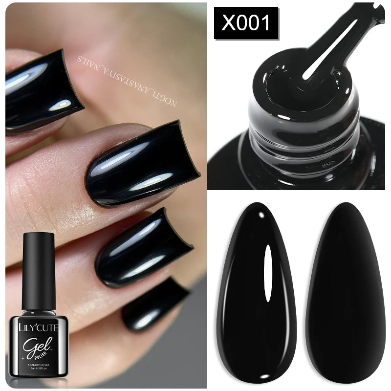 LILYCUTE Reflective Glitter Gel Nail Polish - 5ml Sparkling Liner