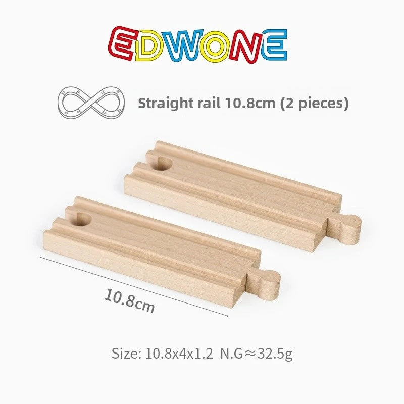 All Kinds Wooden Track Accessories Wooden Railway Train Track Parts Fit for Brand Wood Tracks Railway Toys for Children Gifts