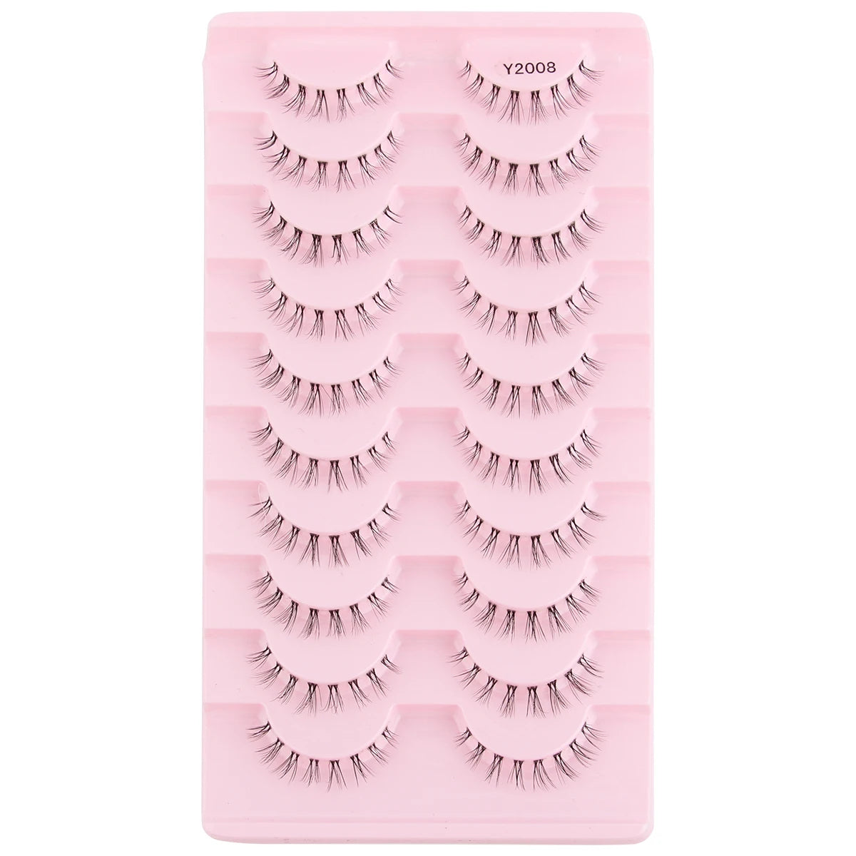 3/10Pairs Full False Eyelashes Natural Mink Lashes Dramatic Faux Cils Volume Eyelash Extension Fluffy Fake Eyelashes Makeup Tool