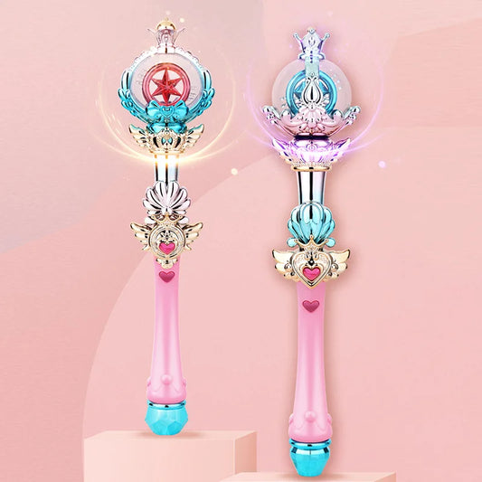 Premium Luminous Magic Wand - Musical Fairy Princess Wand with Lights
