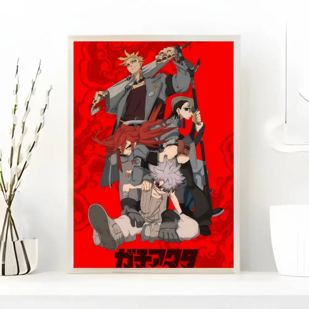 G-GACHIAKUTA ANIME Poster Art With Prints Home Bedroom Living Room Decoration Gift