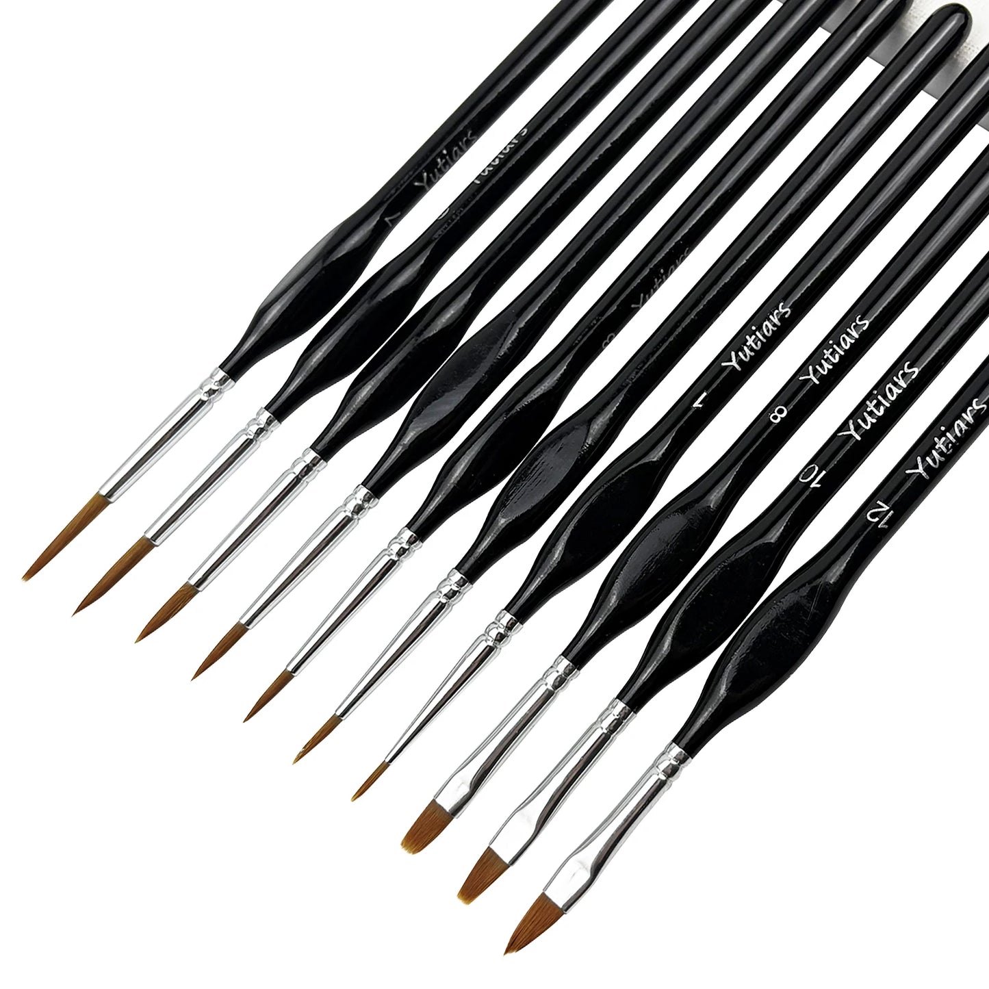 Miniature Paint Brushes Drybrush-13pcs Micro Detail Paint Brush Set, Small Fine Detail Brushes for Acrylic, Watercolor, Oil
