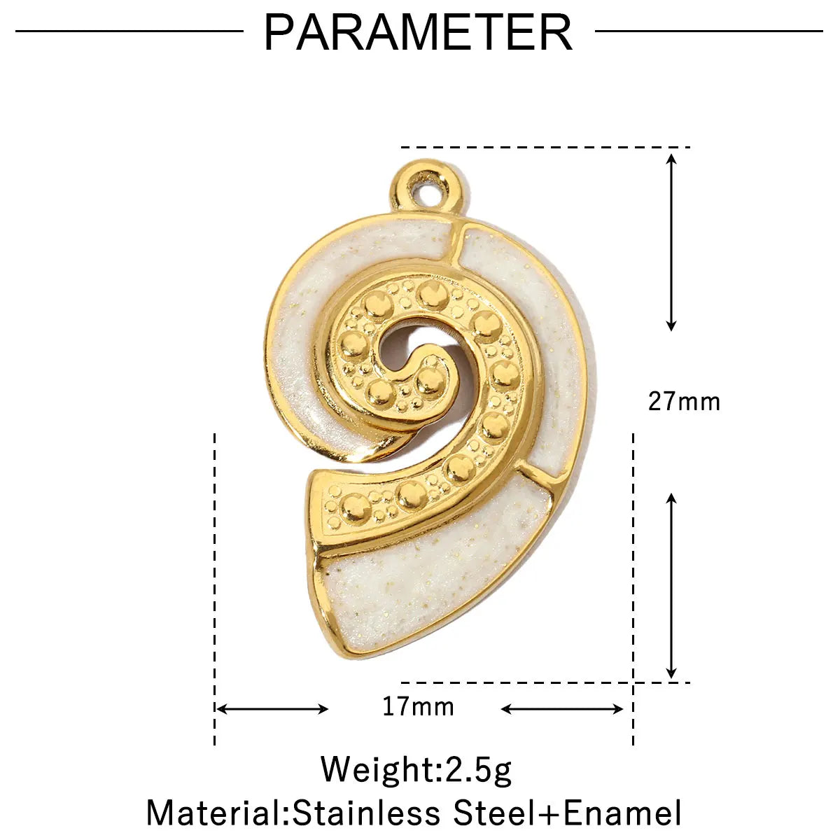 3pcs/Lot Enamel Elephant Hamsa Hand Stainless Steel DIY Charms Turtle Bee Neaclace Pendant Jewelry Accessory