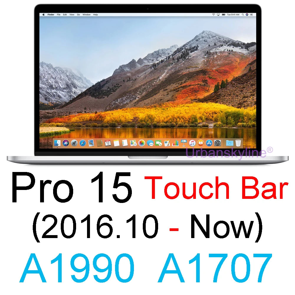 Screen Protector for MacBook Air 15 13 M4 Pro 14 M5 16 M3 M2 M1 Touch Bar ID 11 12 HD Skin Film Guard Cover 13.6 A3241 A3240