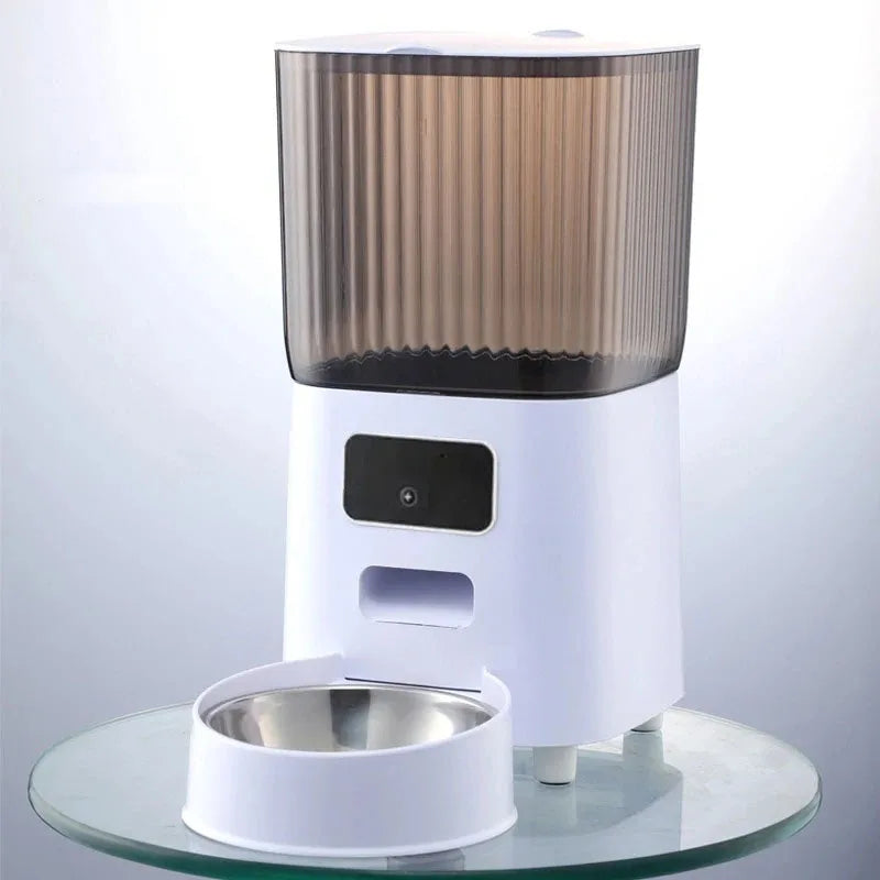 Premium 5L Smart Automatic Pet Feeder - Camera & Voice Recorder