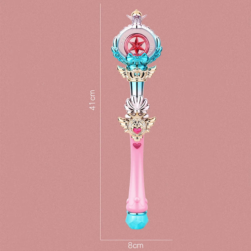 Premium Luminous Magic Wand - Musical Fairy Princess Wand with Lights