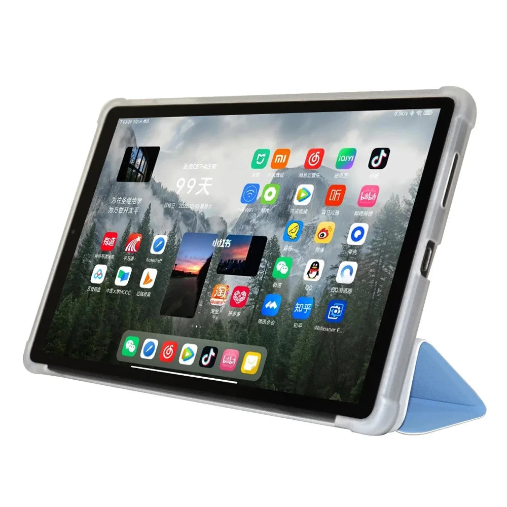 Ultra Thin Three Fold Stand Case For Alldocube iplay70mini Pro 8.8inch Tablet Soft TPU  Cover For iplay70 mini  Ultra NEW Tablet