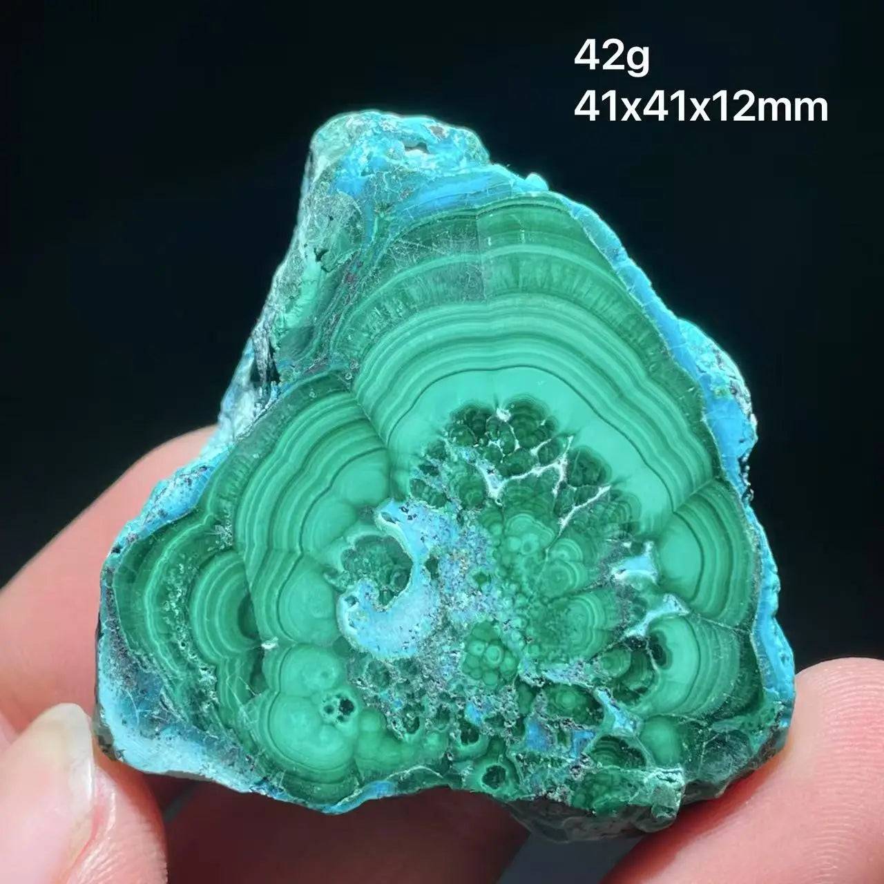 New 100% Natural chrysocolla Malachite plate Phoenix Stone Blue Green Quadrilateral Rainbow from Zambia