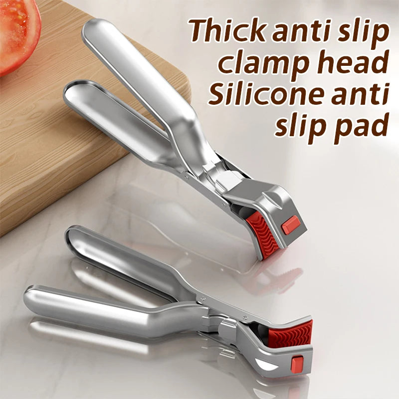 Anti-scalding Clip Hot Bowl Holder Dish Clamp Pot Pan Gripper Clip Hot Dish Plate Bowl Lifter Retriever Tongs Kitchen Supplies
