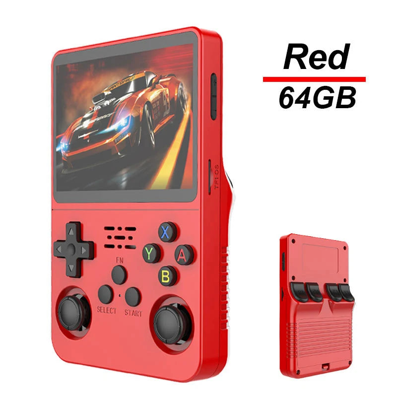 R36S Retro Handheld Gaming Console - 3.5" IPS Screen with 128GB Games