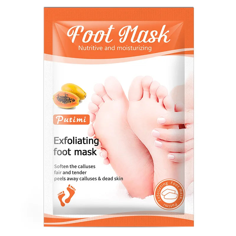 Exfoliating Foot Mask - Spa Pedicure Treatment for Soft, Smooth Feet