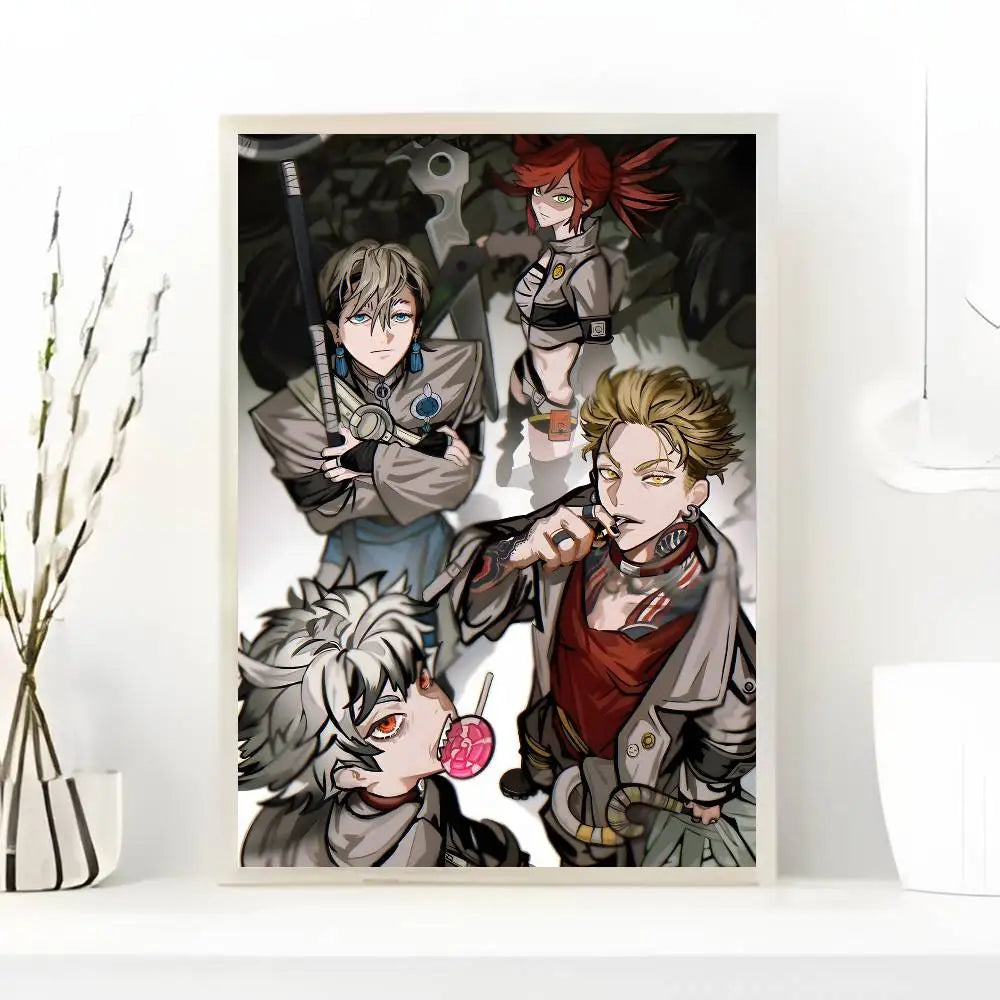 G-GACHIAKUTA ANIME Poster Art With Prints Home Bedroom Living Room Decoration Gift