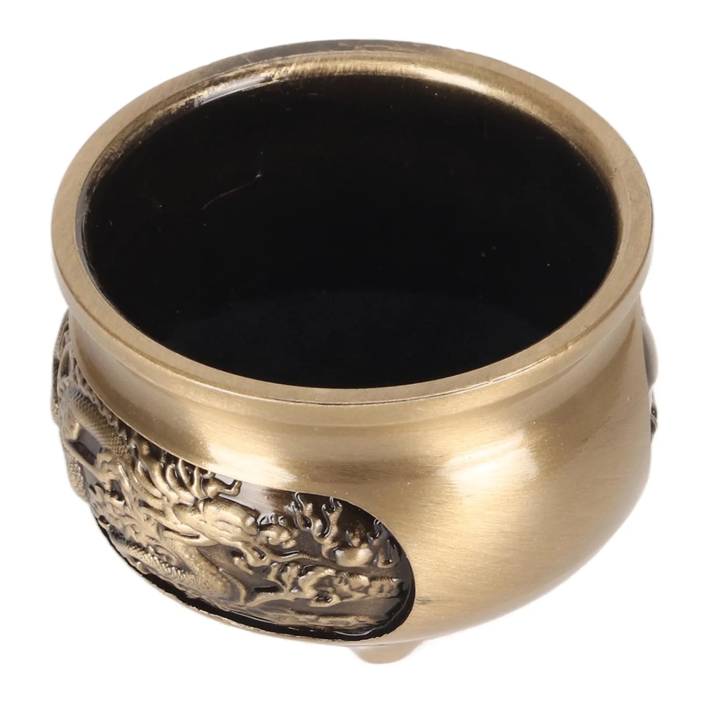 Brass Incense Burner Retro Nostalgia Rustproof Decorative Metal Incense Burner Holder with Incense Stick Holder Base